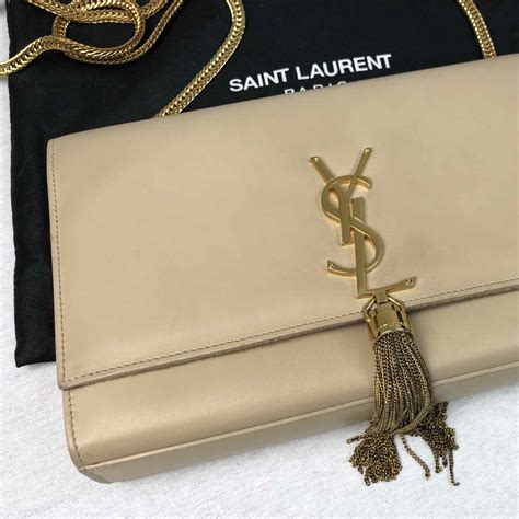 ysl black and gold tassel bag|ysl kate medium tassel.